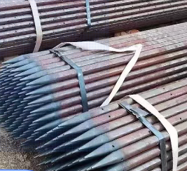 天门超前小导管预埋钢管出尖打孔焊倒刺无缝焊管厂